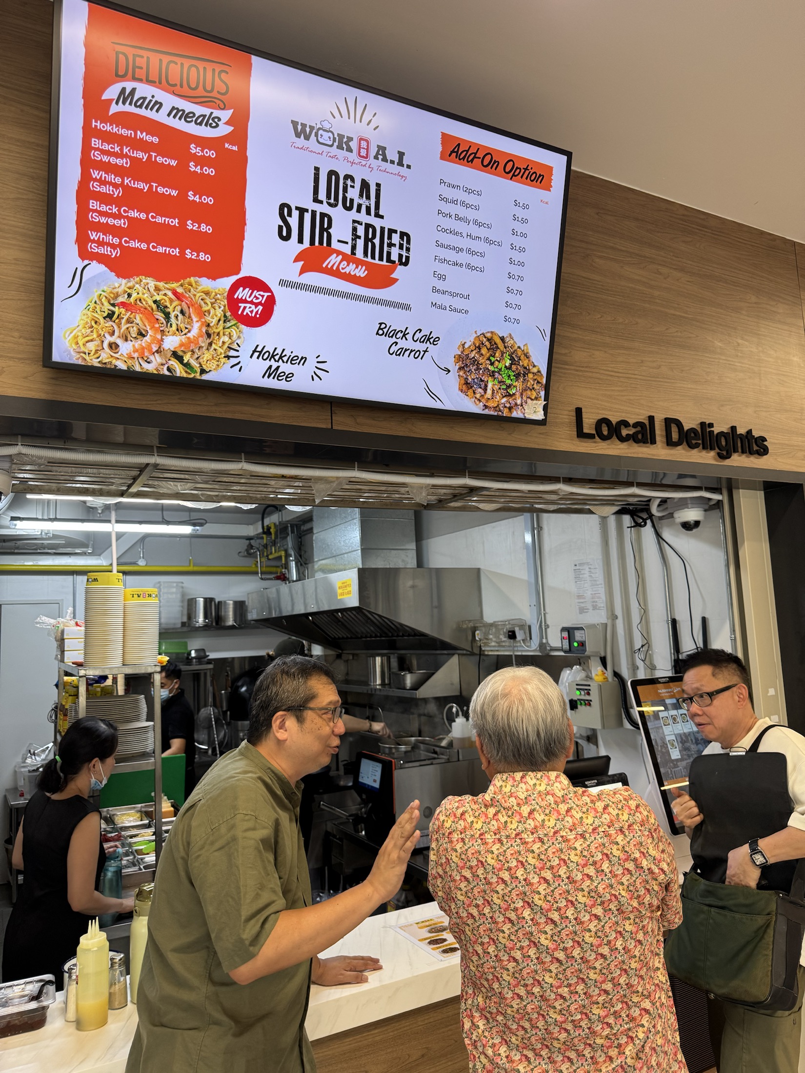 Singapore local cuisine digital recipe replication